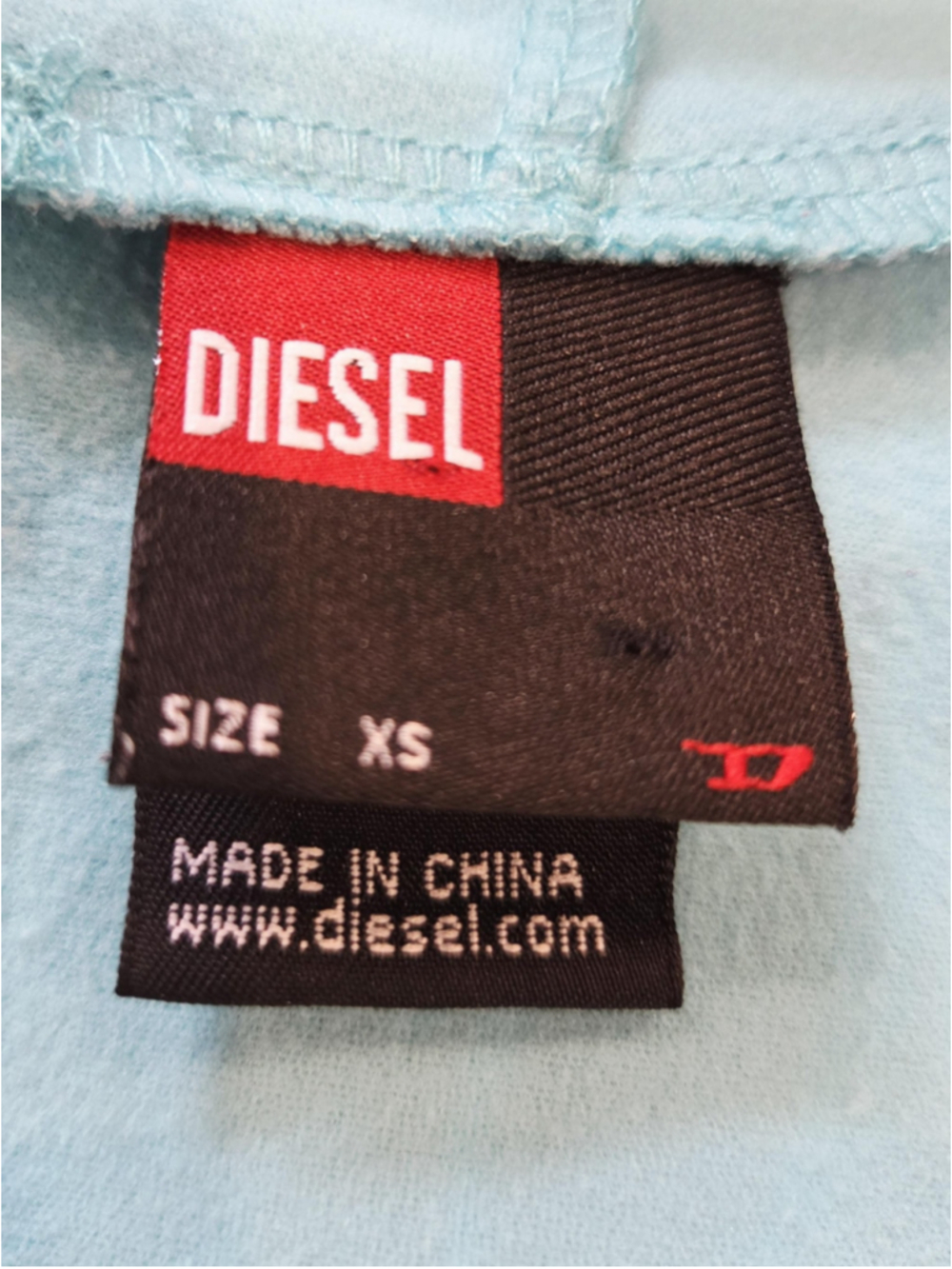 Vintage Y2K Diesel Vest, aqua sleeveless top, Streetwear XS | Light Marks - Picture 10 of 13